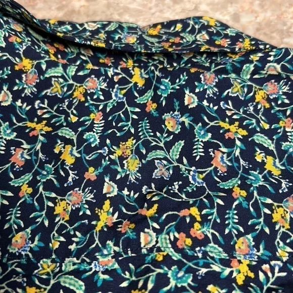 Selected Homme NWT men shirt sustainable short sleeve floral lightweight Reg 80 - Picture 10 of 11